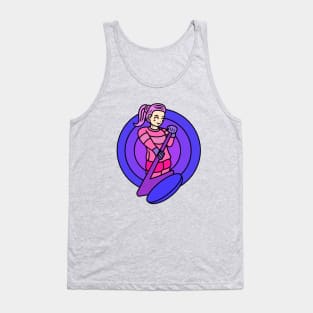 Cute ice hockey girl Tank Top